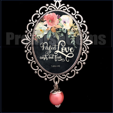 Perfect Love Casts Out Fear - Inspirational Bible Verse Jewelry | PromiseGems