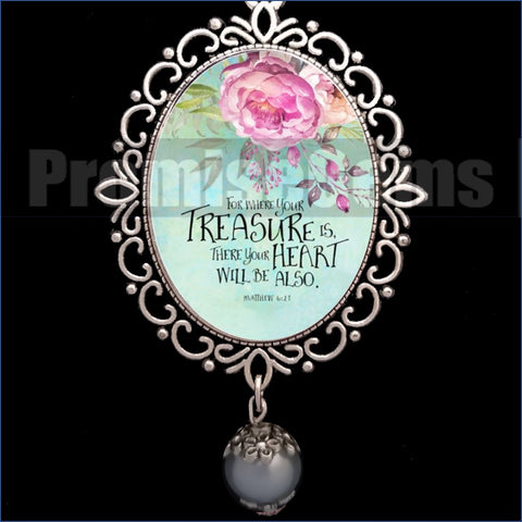 Priorities Quote Necklace - Inspirational Bible Verse Jewelry - PromiseGems