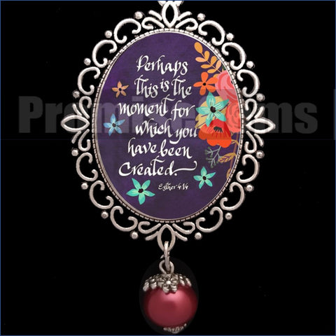 Queen Esther Necklace - Inspirational Bible Verse Jewelry  |  PromiseGems